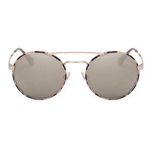 Prada Grey Round Sunglasses